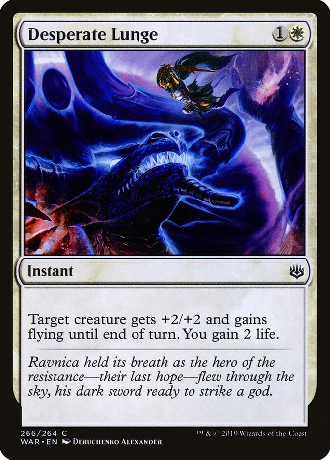 Mergulho Desesperado / Desperate Lunge - Magic: The Gathering - MoxLand