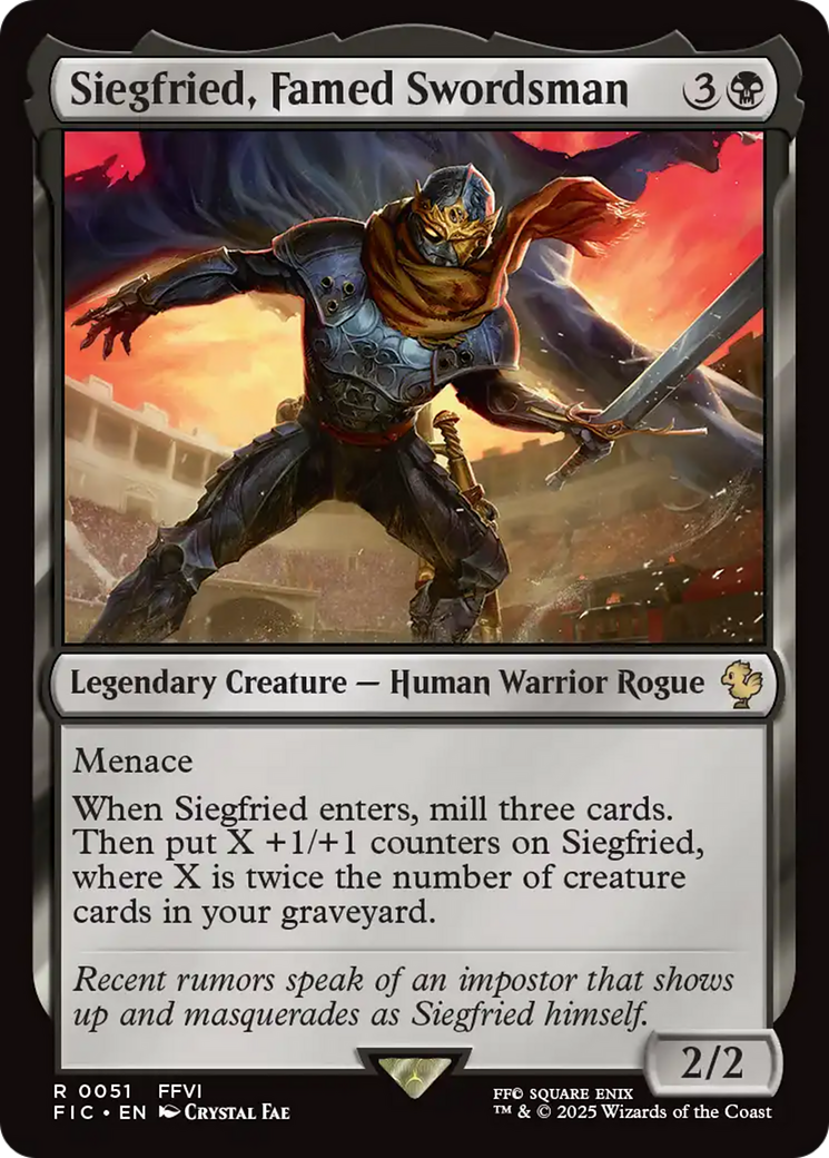 Siegfried, Famed Swordsman - Magic: The Gathering - MoxLand