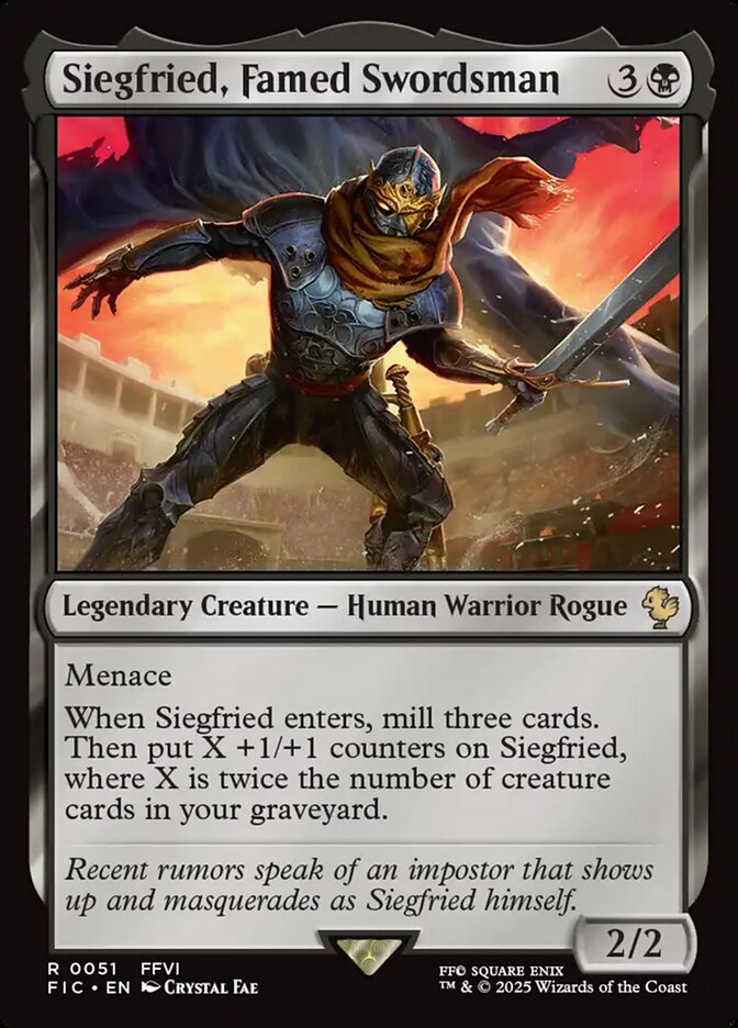 Siegfried, Famed Swordsman - Magic: The Gathering - MoxLand