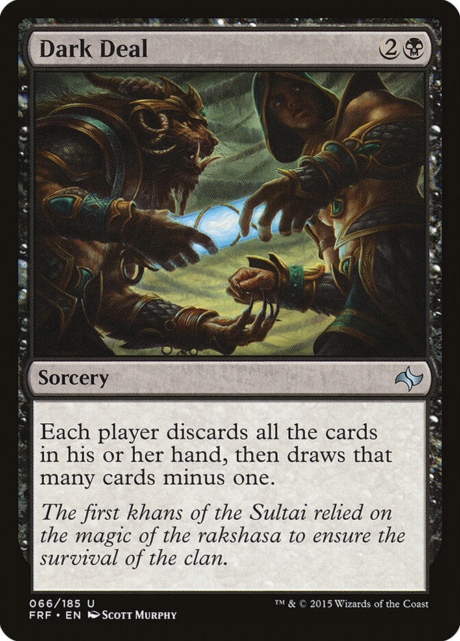 Negócio Escuso / Dark Deal - Magic: The Gathering - MoxLand