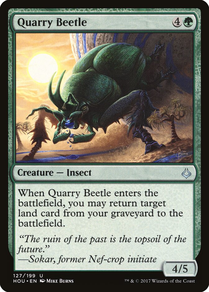 Besouro da Pedreira / Quarry Beetle - Magic: The Gathering - MoxLand