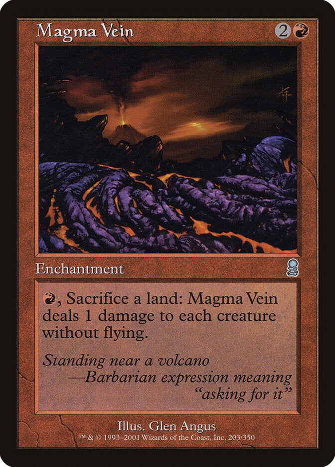Veio de Magma / Magma Vein - Magic: The Gathering - MoxLand
