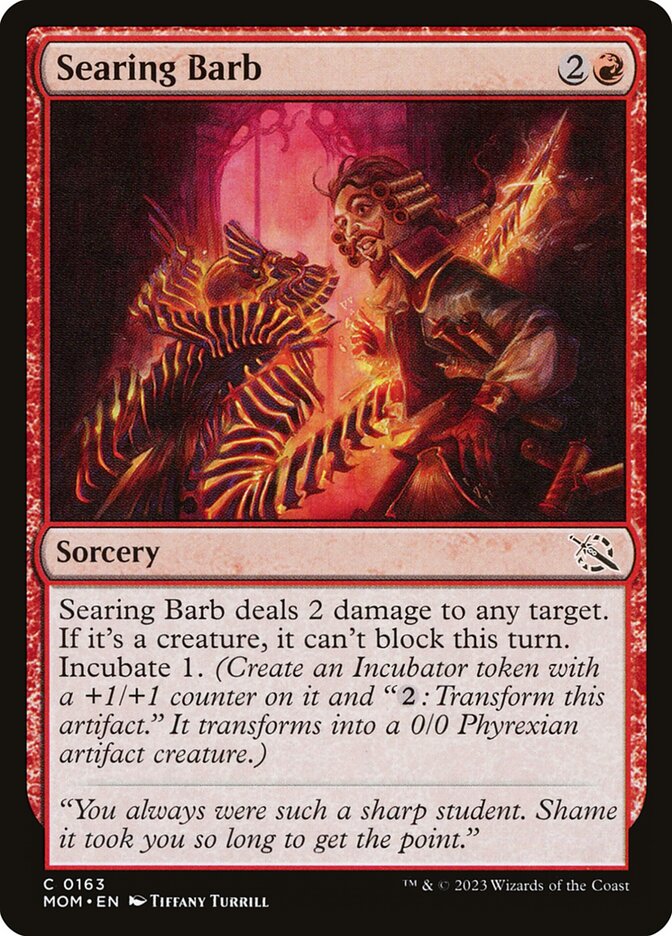 Aguilhão Calcinante / Searing Barb - Magic: The Gathering - MoxLand