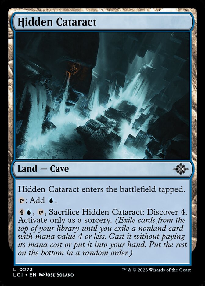 Catarata Escondida / Hidden Cataract - Magic: The Gathering - MoxLand