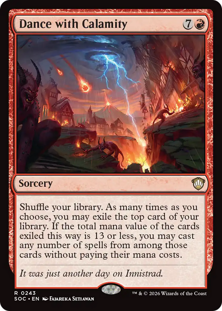 Dançar com a Calamidade / Dance with Calamity - Magic: The Gathering - MoxLand