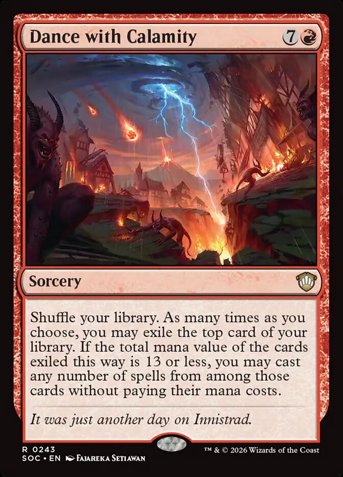 Dançar com a Calamidade / Dance with Calamity - Magic: The Gathering - MoxLand