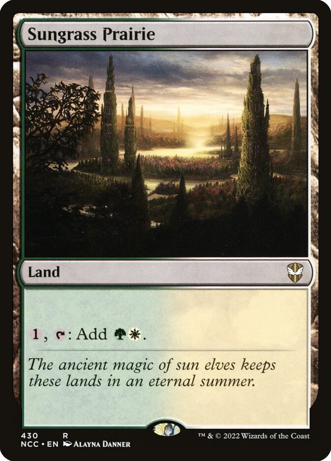 Pradaria de Capim Solar / Sungrass Prairie - Magic: The Gathering - MoxLand