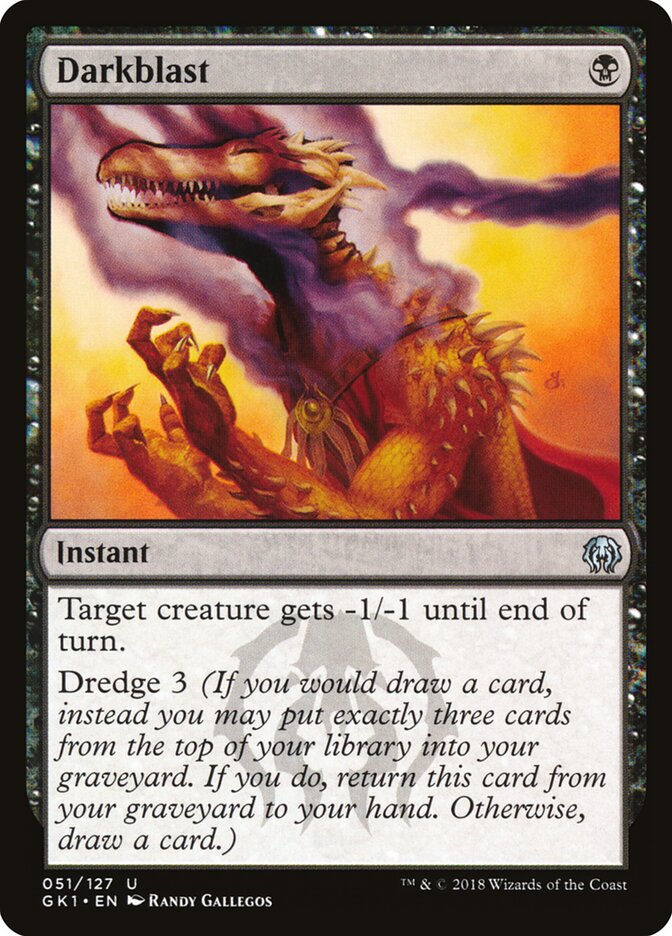 Maldição Sombria / Darkblast - Magic: The Gathering - MoxLand