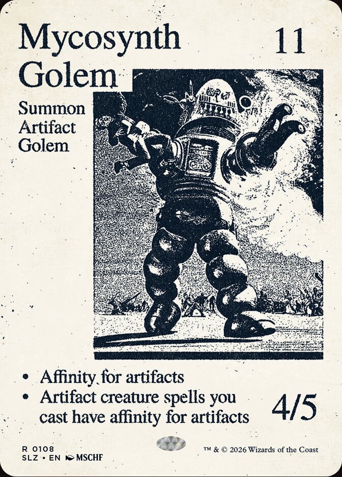 Golem Micossintetizador / Mycosynth Golem - Magic: The Gathering - MoxLand