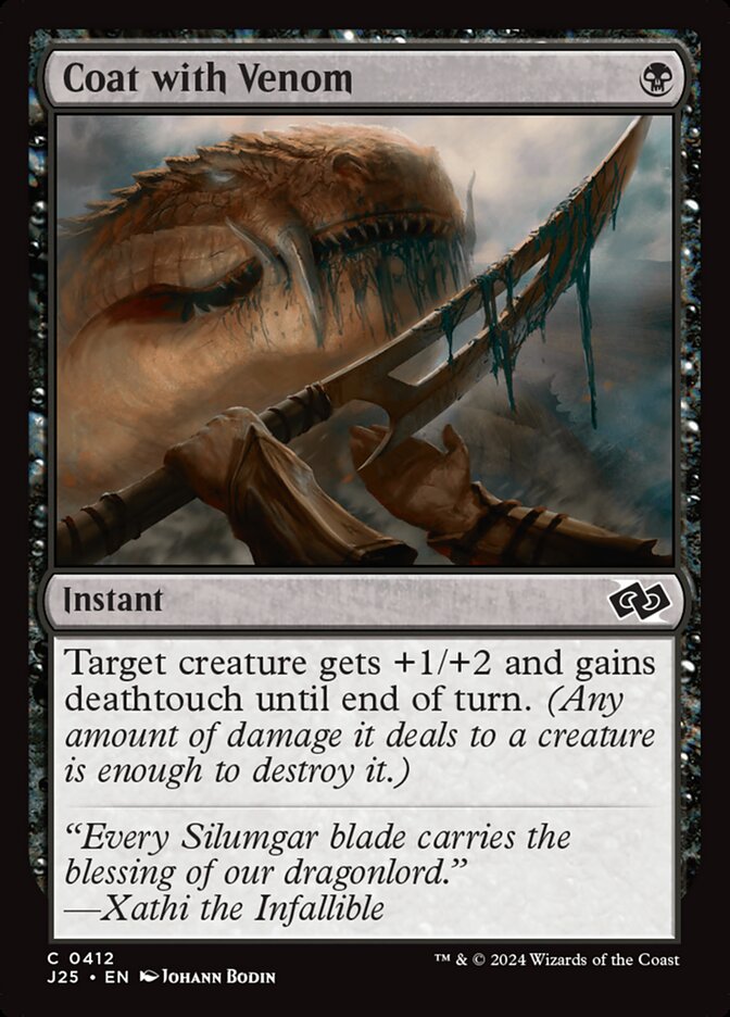 Revestir de Veneno / Coat with Venom - Magic: The Gathering - MoxLand