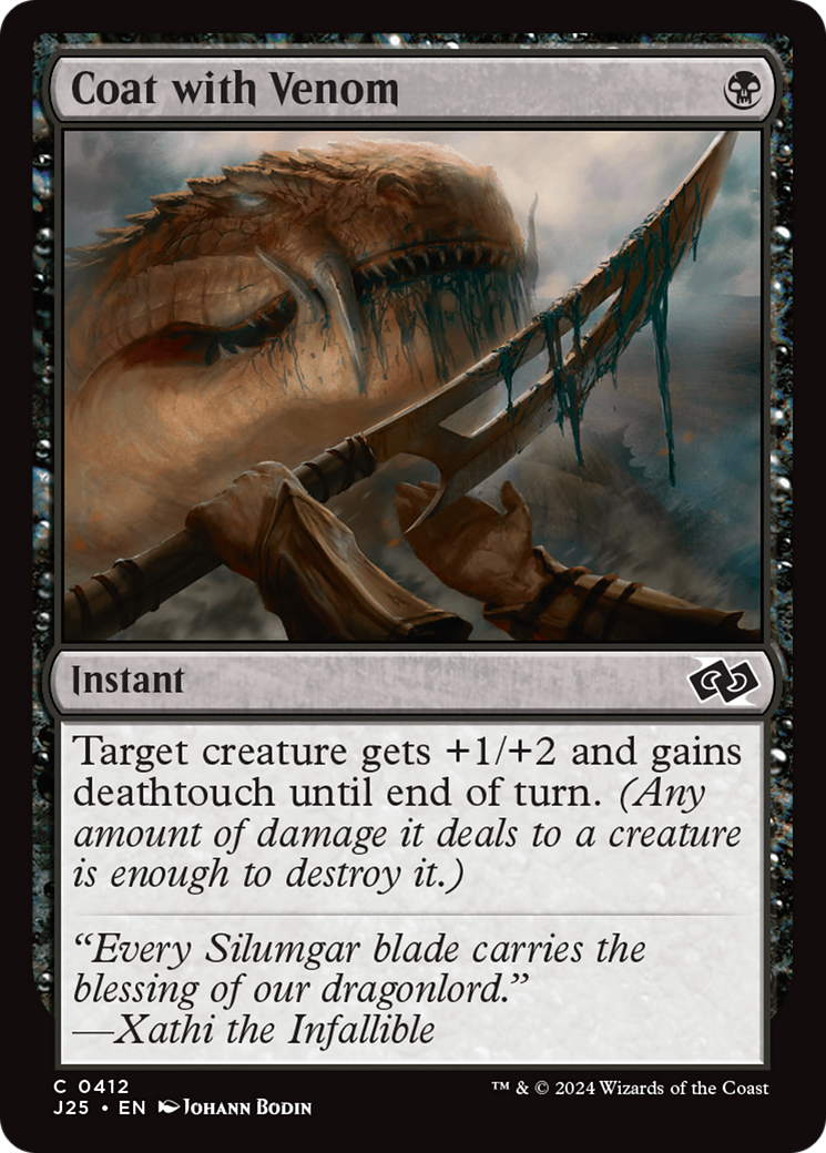 Revestir de Veneno / Coat with Venom - Magic: The Gathering - MoxLand