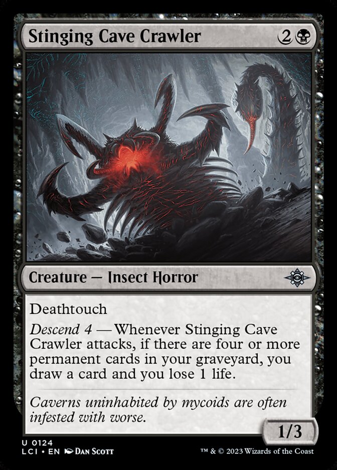 Lacraia de Caverna Pungente / Stinging Cave Crawler - Magic: The Gathering - MoxLand