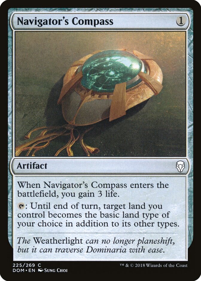 Bússola do Navegador / Navigator's Compass - Magic: The Gathering - MoxLand