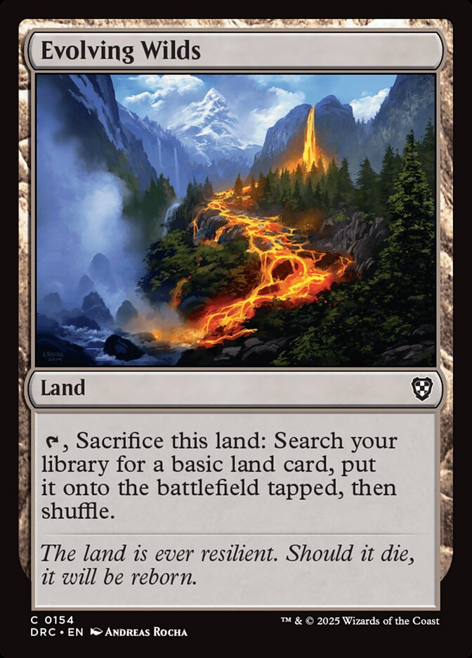 Terras em Desenvolvimento / Evolving Wilds - Magic: The Gathering - MoxLand