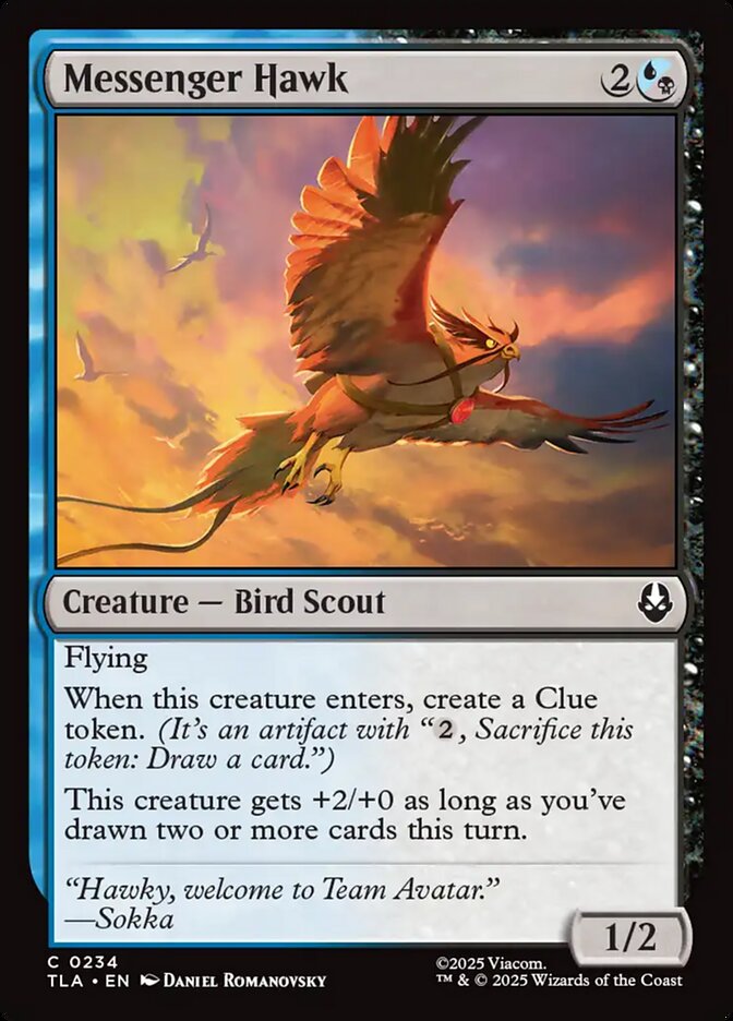 Gavião Mensageiro / Messenger Hawk - Magic: The Gathering - MoxLand
