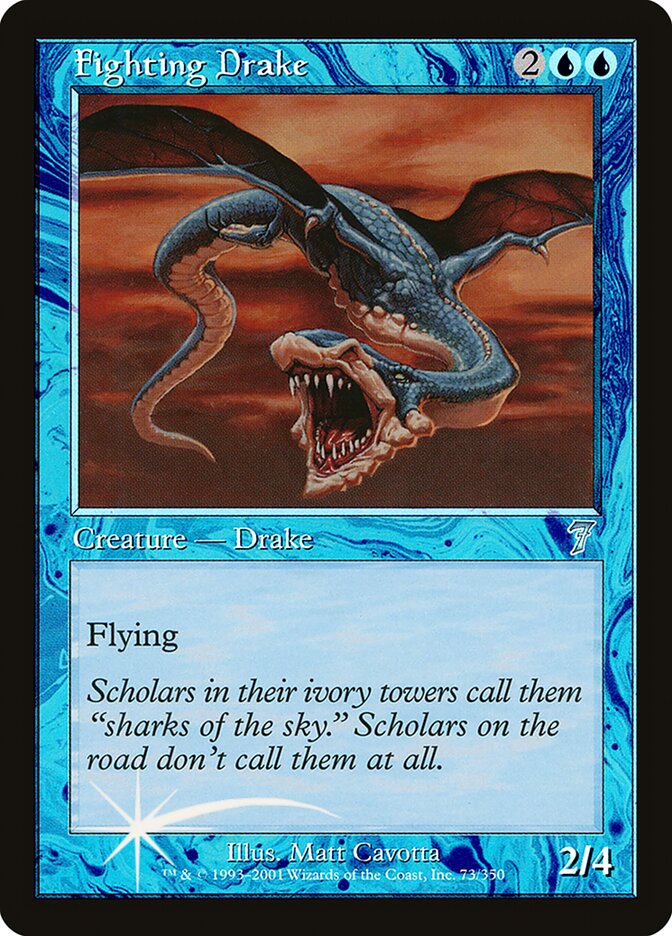 Dragonete Combatente / Fighting Drake - Magic: The Gathering - MoxLand