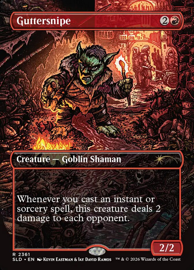 Atirador da Sarjeta / Guttersnipe - Magic: The Gathering - MoxLand