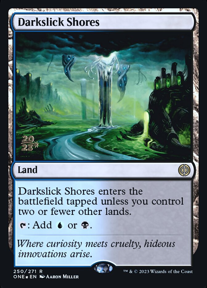 Litorais de Mancha Negra / Darkslick Shores - Magic: The Gathering - MoxLand