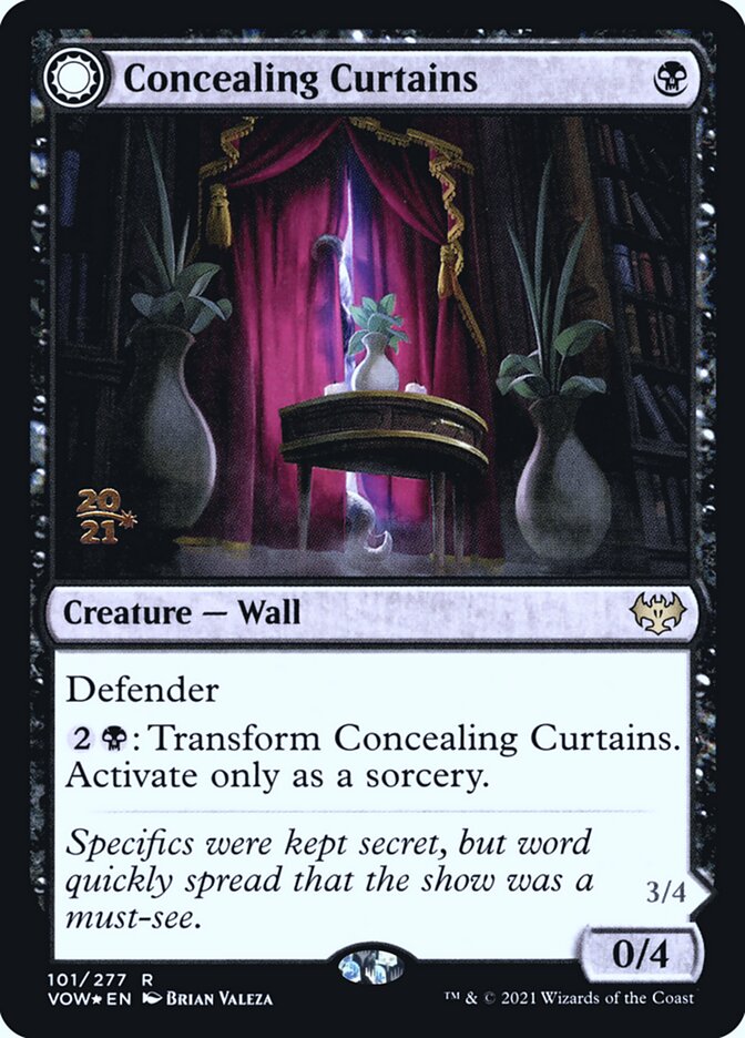 Cortinas Ocultadoras / Concealing Curtains - Magic: The Gathering - MoxLand