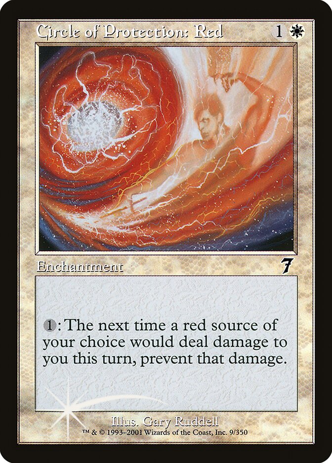 Círculo de Proteção: Vermelho / Circle of Protection: Red - Magic: The Gathering - MoxLand