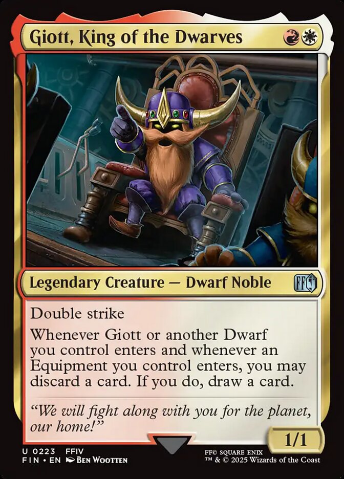 Giott, Rei dos Anões / Giott, King of the Dwarves - Magic: The Gathering - MoxLand