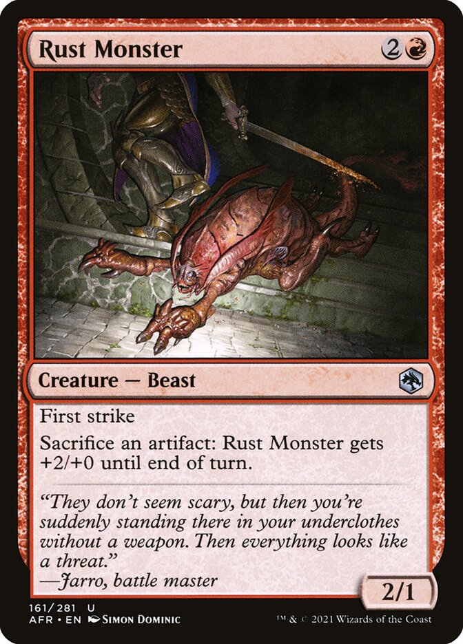 Monstro da Ferrugem / Rust Monster - Magic: The Gathering - MoxLand