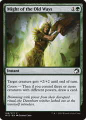 Poder dos Costumes Antigos / Might of the Old Ways - Magic: The Gathering - MoxLand