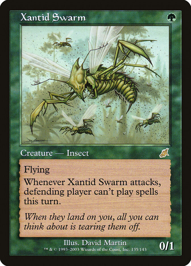 Enxame de Xantídeos / Xantid Swarm - Magic: The Gathering - MoxLand