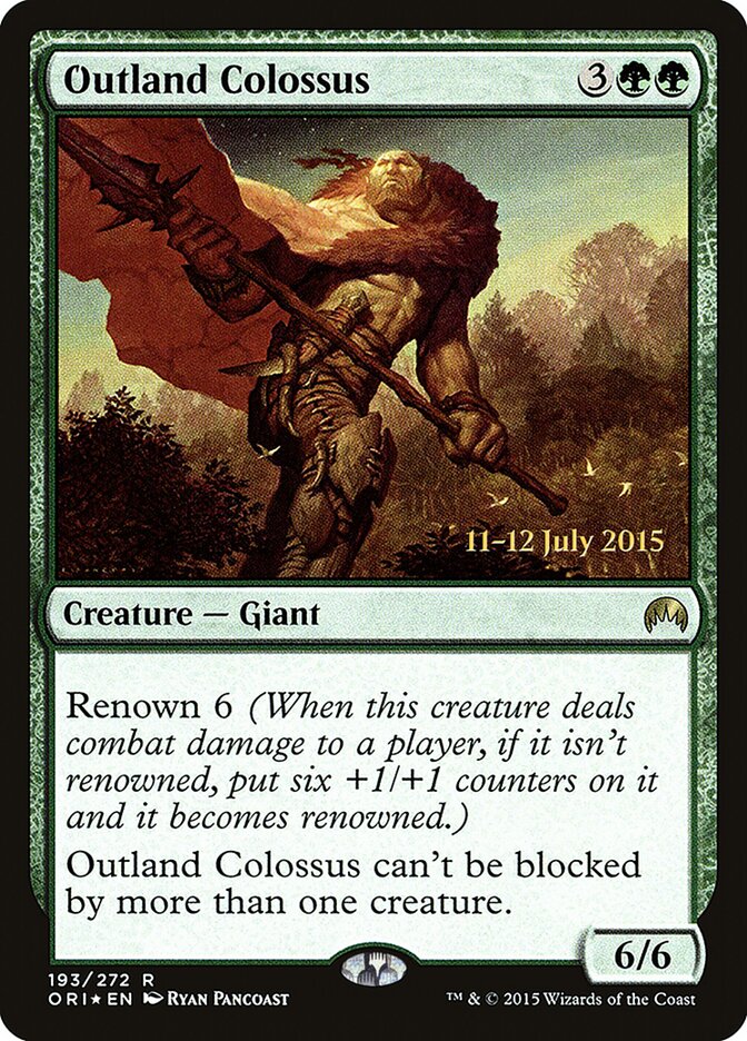 Colosso Forasteiro / Outland Colossus - Magic: The Gathering - MoxLand