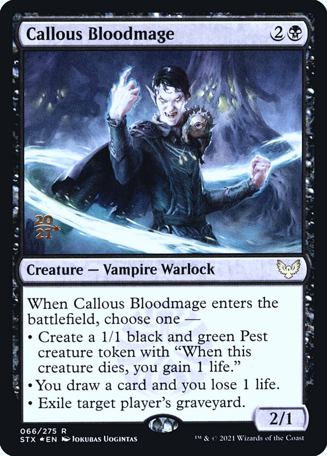 Sanguinomante Desapiedado / Callous Bloodmage - Magic: The Gathering - MoxLand