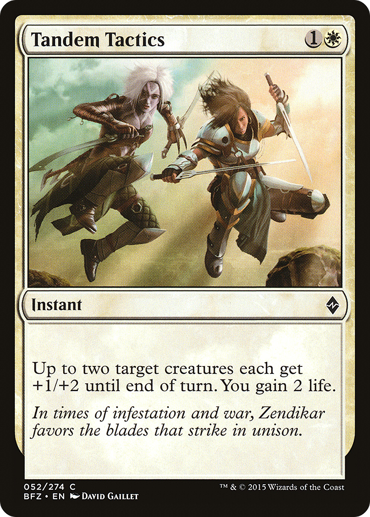 Táticas em Tandem / Tandem Tactics