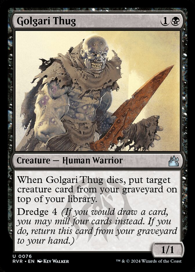 Rufia Golgari / Golgari Thug - Magic: The Gathering - MoxLand