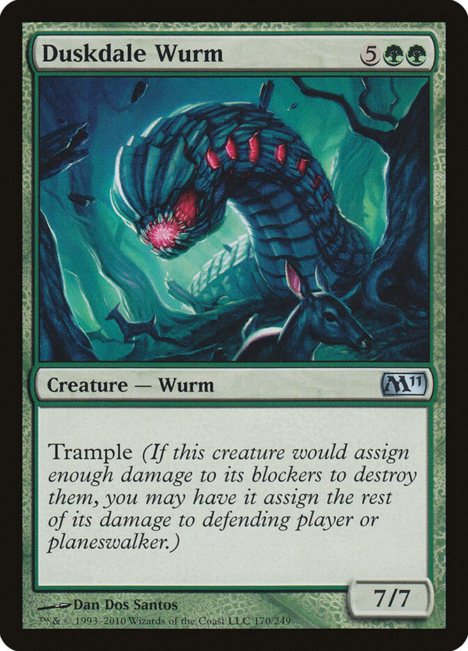 Vorme Crepuscular / Duskdale Wurm - Magic: The Gathering - MoxLand