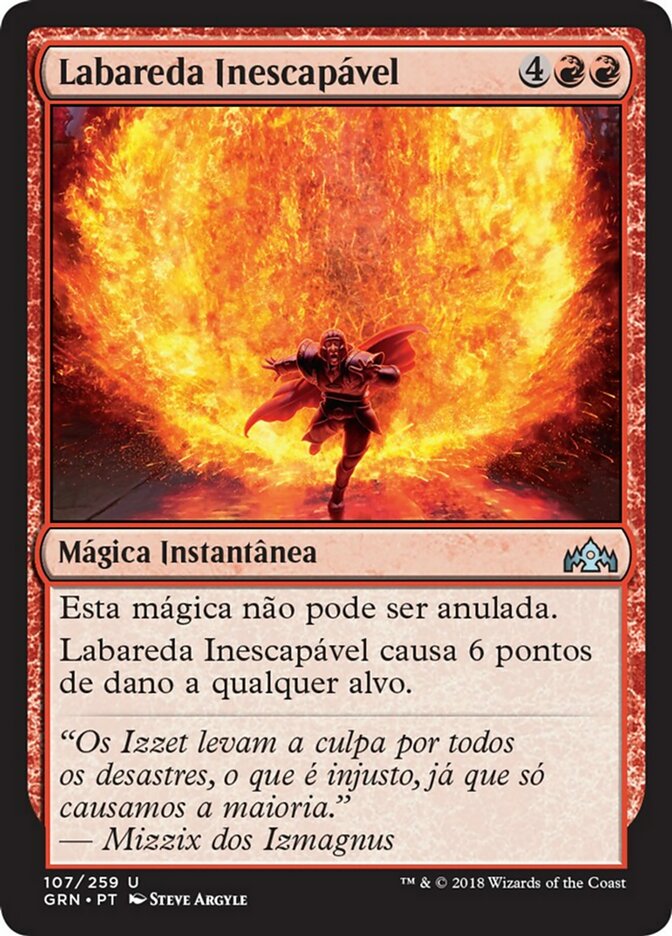 Labareda Inescapável / Inescapable Blaze - Magic: The Gathering - MoxLand