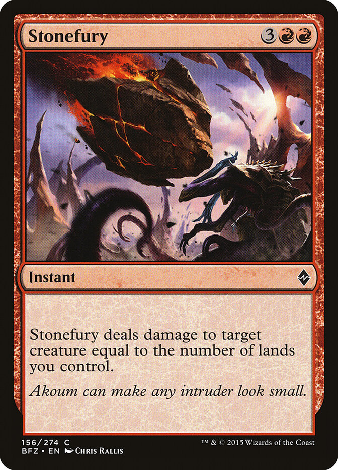 Litofúria / Stonefury - Magic: The Gathering - MoxLand