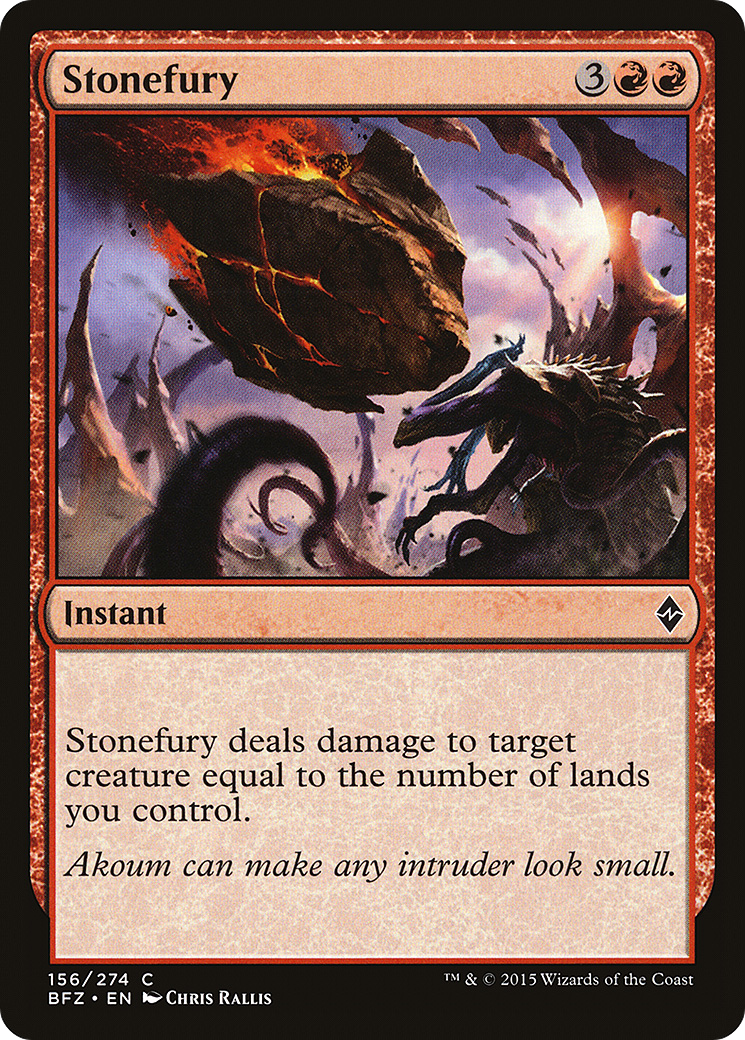 Litofúria / Stonefury - Magic: The Gathering - MoxLand