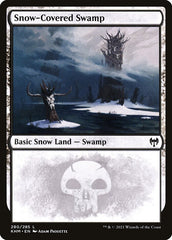 Pântano Nevado / Snow-Covered Swamp - Magic: The Gathering - MoxLand