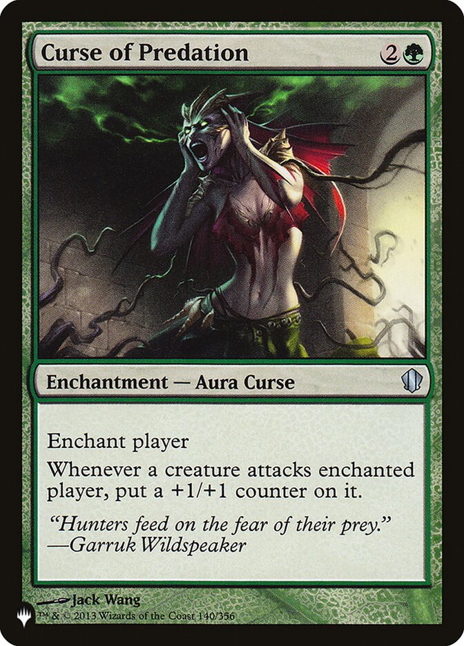 Curse of Predation - Magic: The Gathering - MoxLand