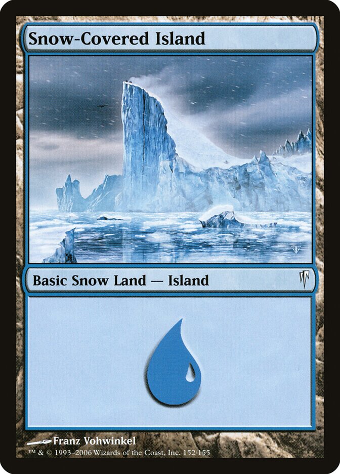 Ilha da Neve / Snow-Covered Island - Magic: The Gathering - MoxLand