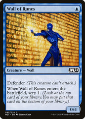 Barreira de Runas / Wall of Runes - Magic: The Gathering - MoxLand