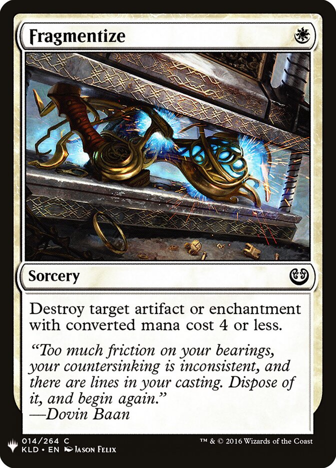 Fragmentalizar / Fragmentize - Magic: The Gathering - MoxLand
