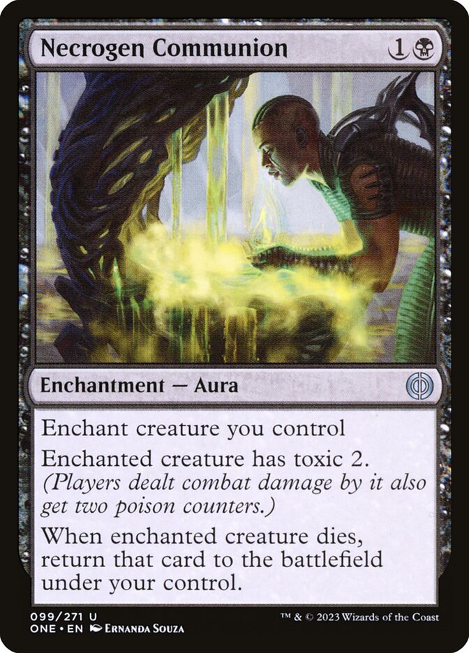 Comunhão Necrogênica / Necrogen Communion - Magic: The Gathering - MoxLand