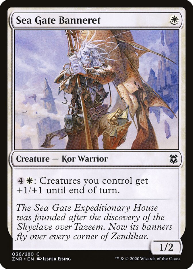 Porta-estandarte de Portão Marinho / Sea Gate Banneret - Magic: The Gathering - MoxLand