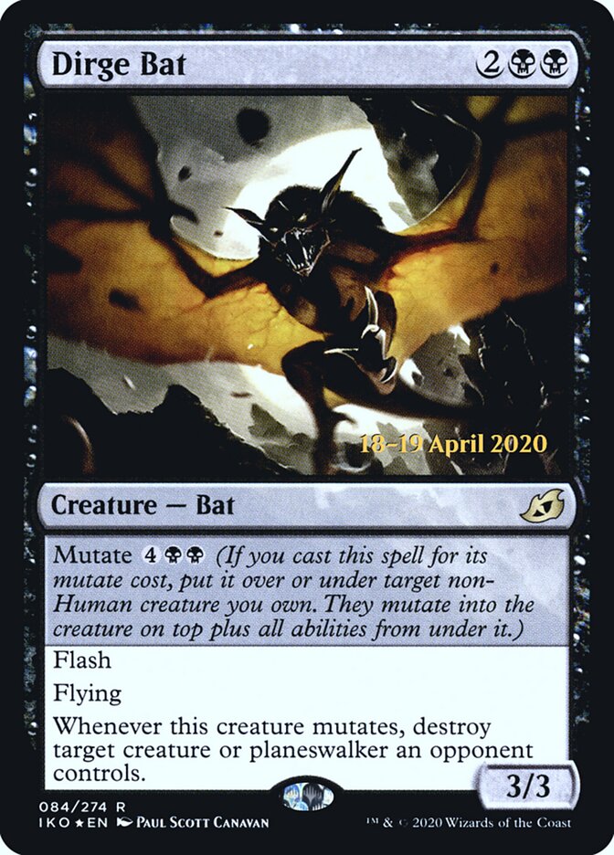 Morcego do Lamento Fúnebre / Dirge Bat - Magic: The Gathering - MoxLand