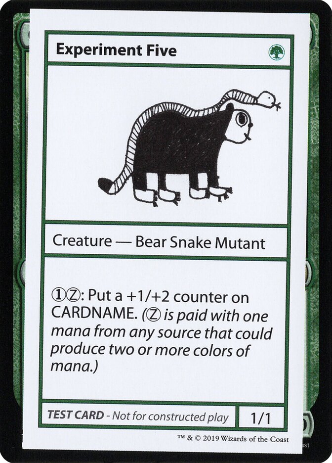 Experiment Five - Magic: The Gathering - MoxLand