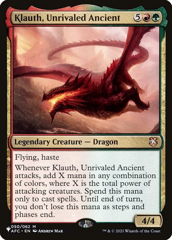 Klauth, Ancião Inigualável / Klauth, Unrivaled Ancient - Magic: The Gathering - MoxLand