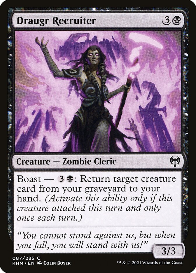 Recrutadora Draugr / Draugr Recruiter - Magic: The Gathering - MoxLand
