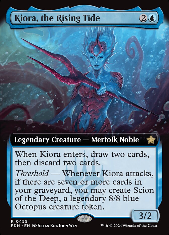 Kiora, a Maré Crescente / Kiora, the Rising Tide - Magic: The Gathering - MoxLand