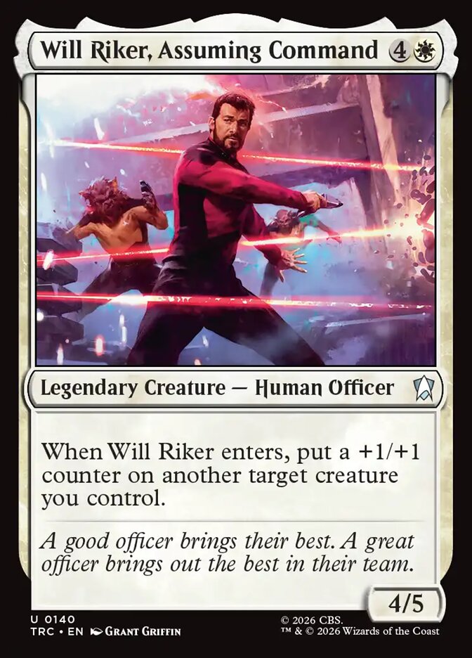 Will Riker, Assuming Command - Magic: The Gathering - MoxLand