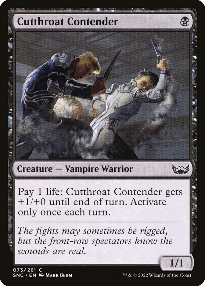 Concorrente Feroz / Cutthroat Contender - Magic: The Gathering - MoxLand